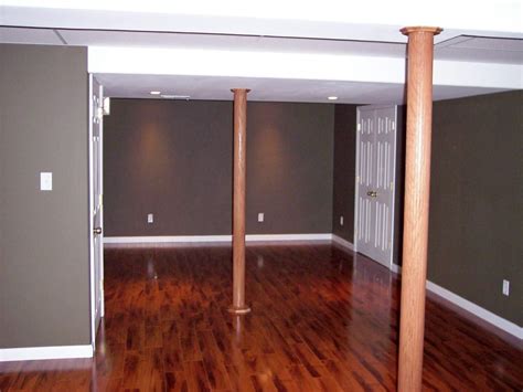 I like this example of using <b>pole</b> <b>wrap</b> in a larger size. . Basement pole wrap ideas